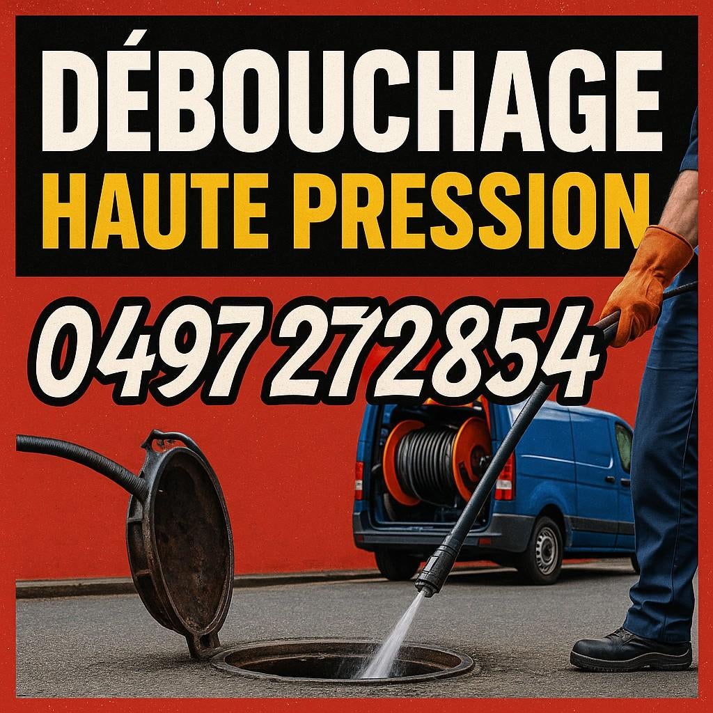 Débouchage canalisation – inspection caméra – pompage, Enlèvement