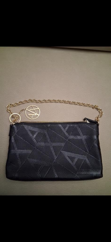 Armani Jeans zwarte handtas / clutch met gouden ketting – mo, Enlèvement ou Envoi