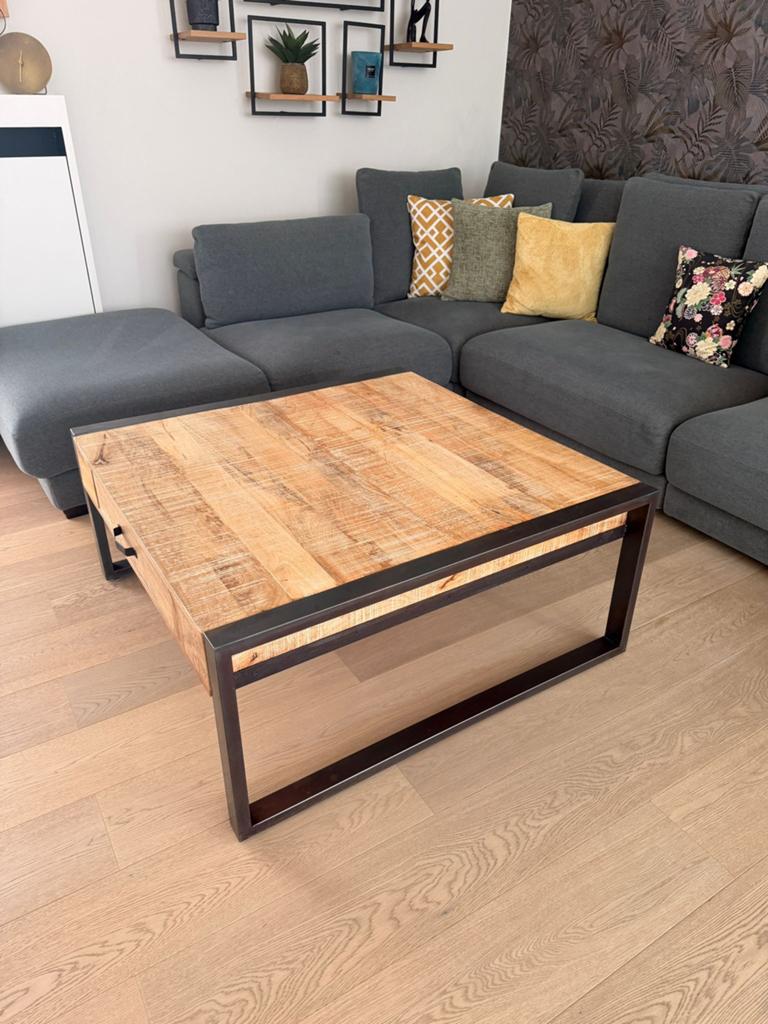 Table basse, Maison & Meubles, Enlèvement, Comme neuf, Métal