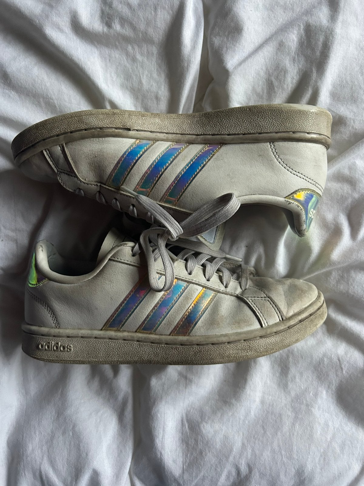Chaussures Adidas, Enlèvement ou Envoi, Sneakers et Baskets, Porté, Blanc
