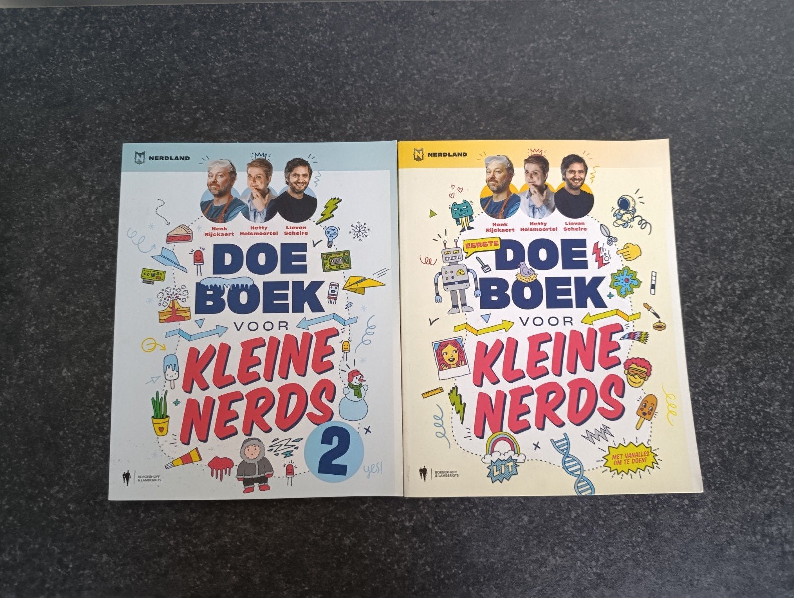Twee Nerdland-doeboeken, Enlèvement, Neuf
