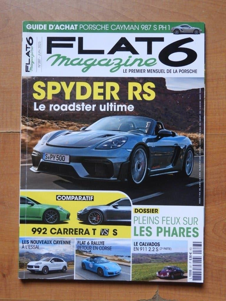 Flat6 Magazine - Mensuel de la Porsche num. 387 - JUIN 2023, Enlèvement ou Envoi, Comme neuf, Porsche