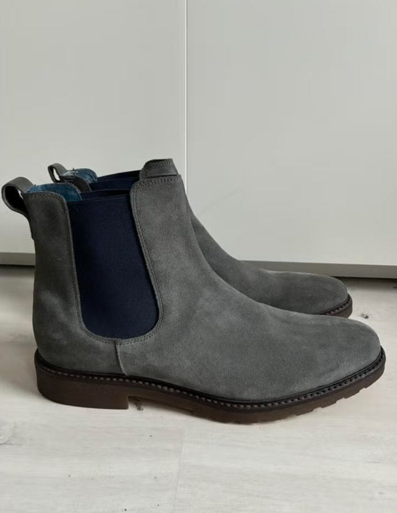 Bottines Chelsea en cuir suédé AT.P.CO taille 45, Neuf, Bottes, Enlèvement ou Envoi, Autres couleurs