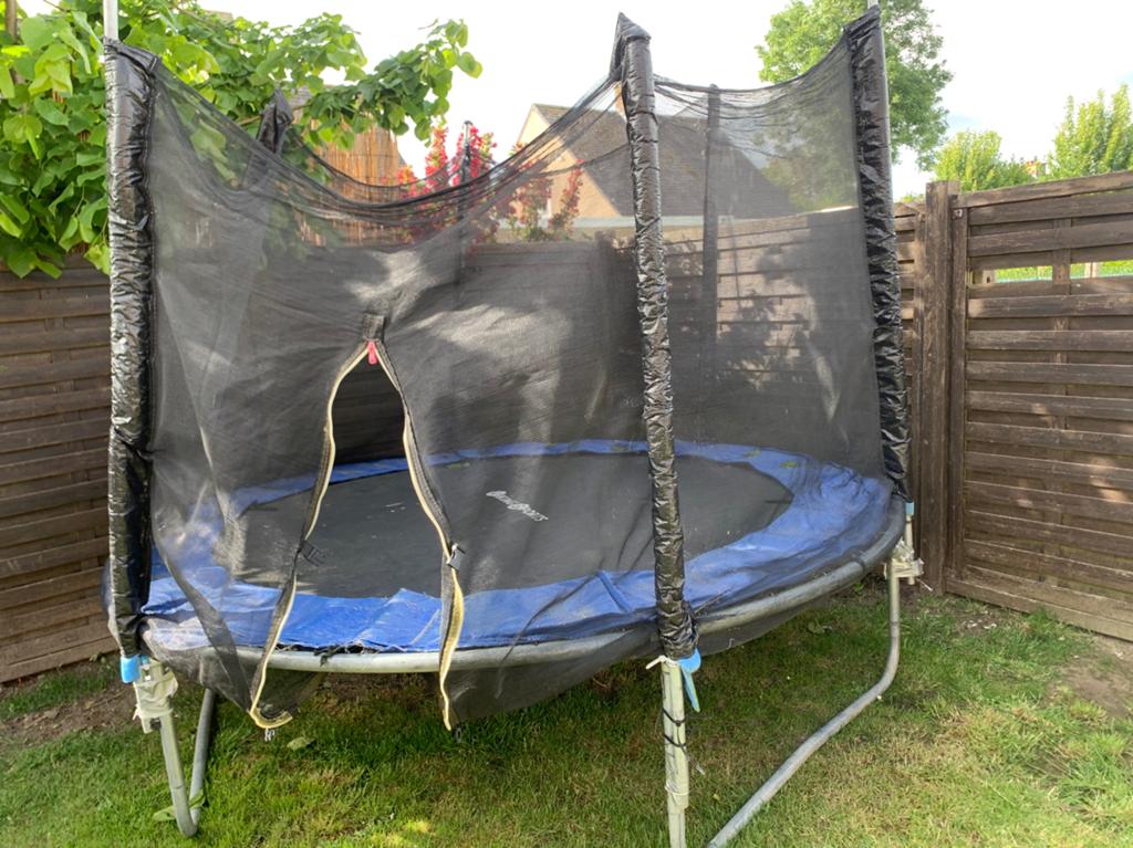 Trampoline, Kinderen en Baby's, Speelgoed | Buiten | Trampolines, Ophalen, Gebruikt