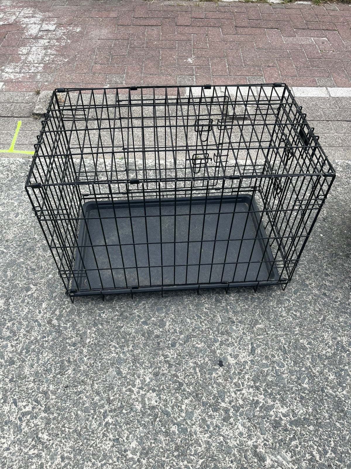 Honden benche, Ophalen, Gebruikt
