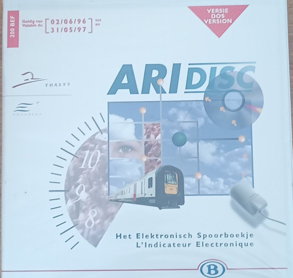 Aridisc Elektronisch spoorboekje, Verzamelen, Ophalen of Verzenden, Zo goed als nieuw, Trein, Overige typen