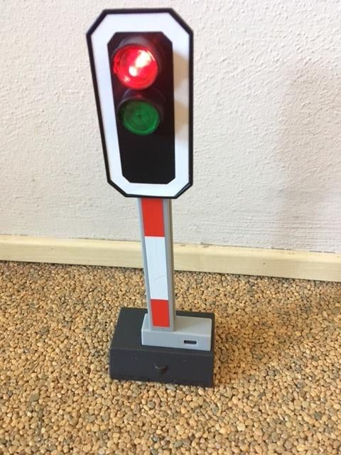 Playmobil trein seinpaal 4397, Kinderen en Baby's, Speelgoed | Playmobil, Ophalen of Verzenden, Zo goed als nieuw, Complete set