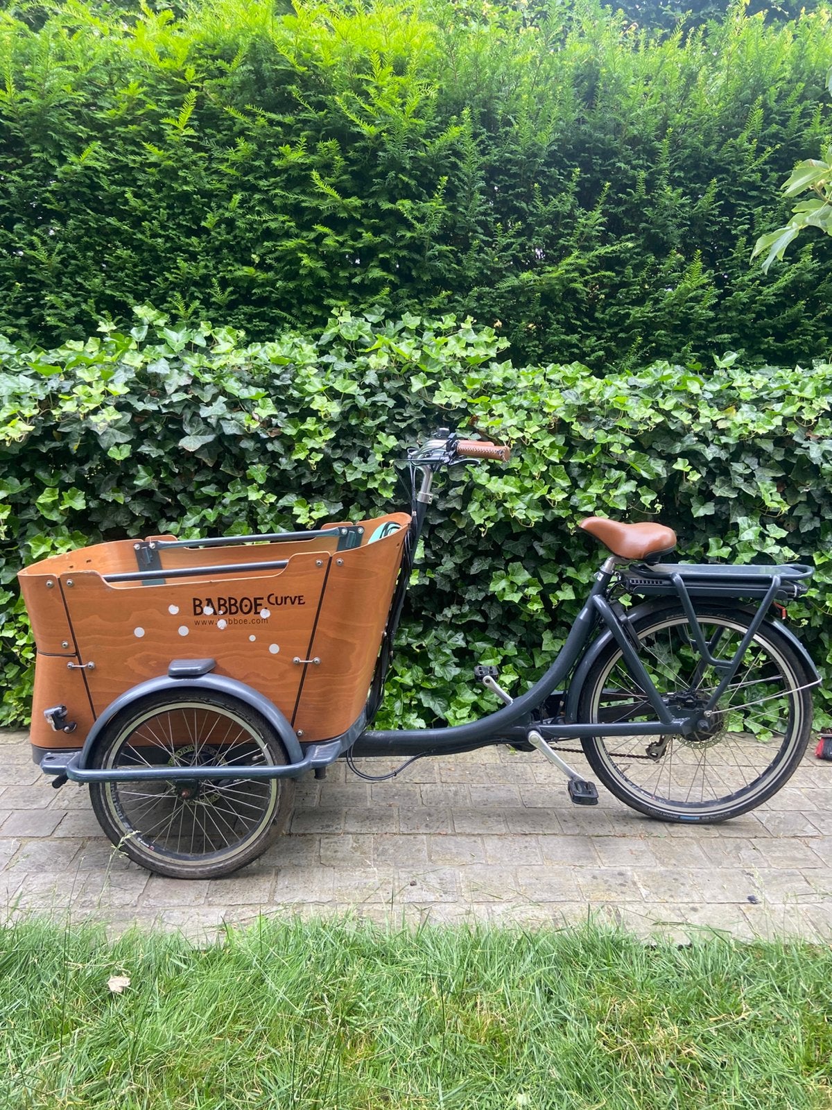 Babboe E-Curve met schijfremmen + alle accessoires, Fietsen en Brommers, 4 kinderen of meer, Gebruikt, Elektrisch, Schijfrem