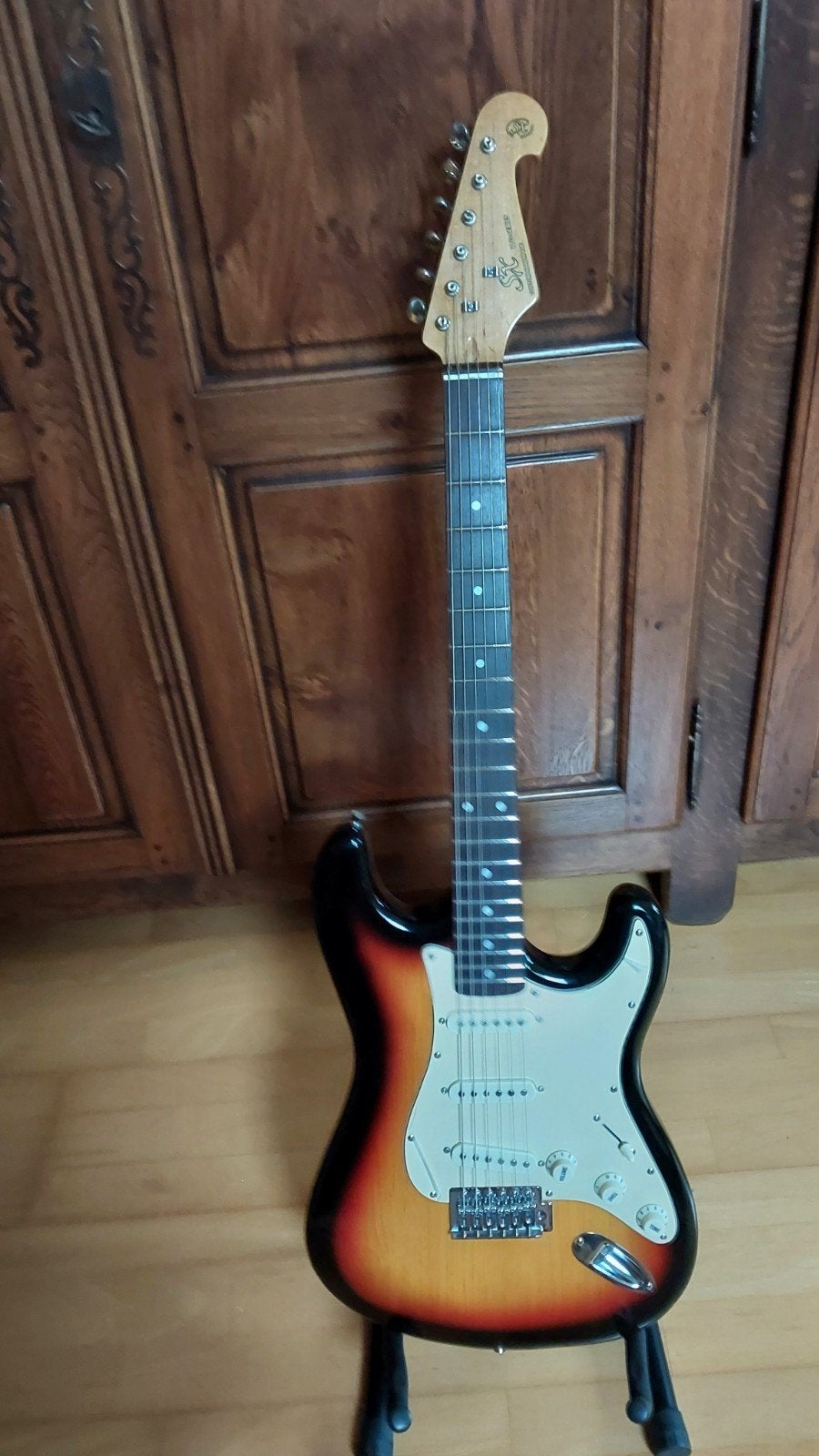 Stratocaster Sunburst,parfait état,, Enlèvement ou Envoi, Comme neuf, Solid body, Autres marques