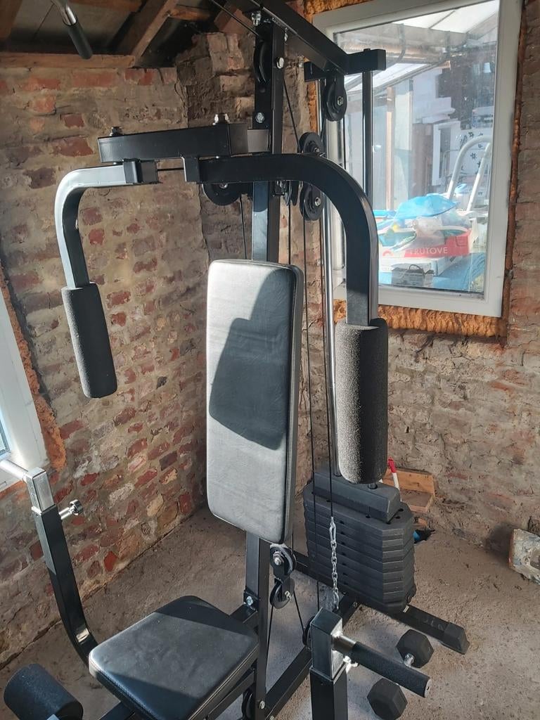 Banc de  musculation noir., Comme neuf, Métal, Bras, Autres types