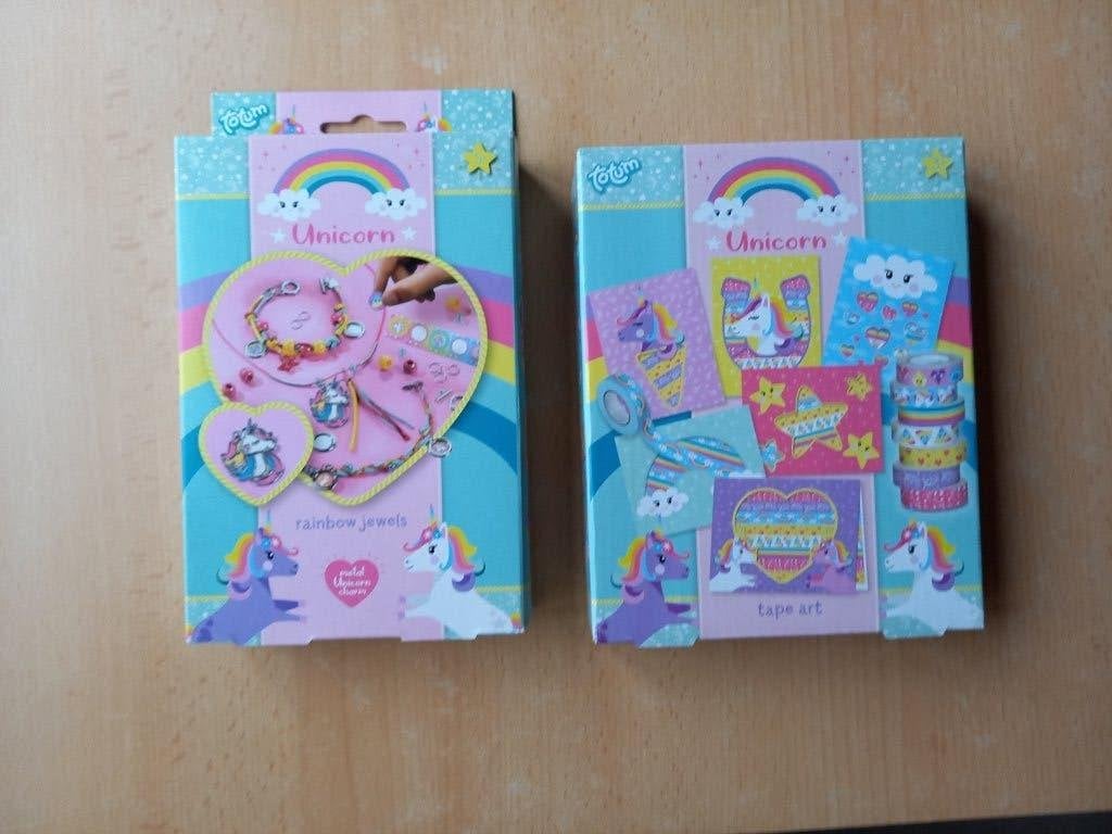 Nieuw Unicorn armbandjes + tape art, Ophalen of Verzenden, Nieuw, Knutselen