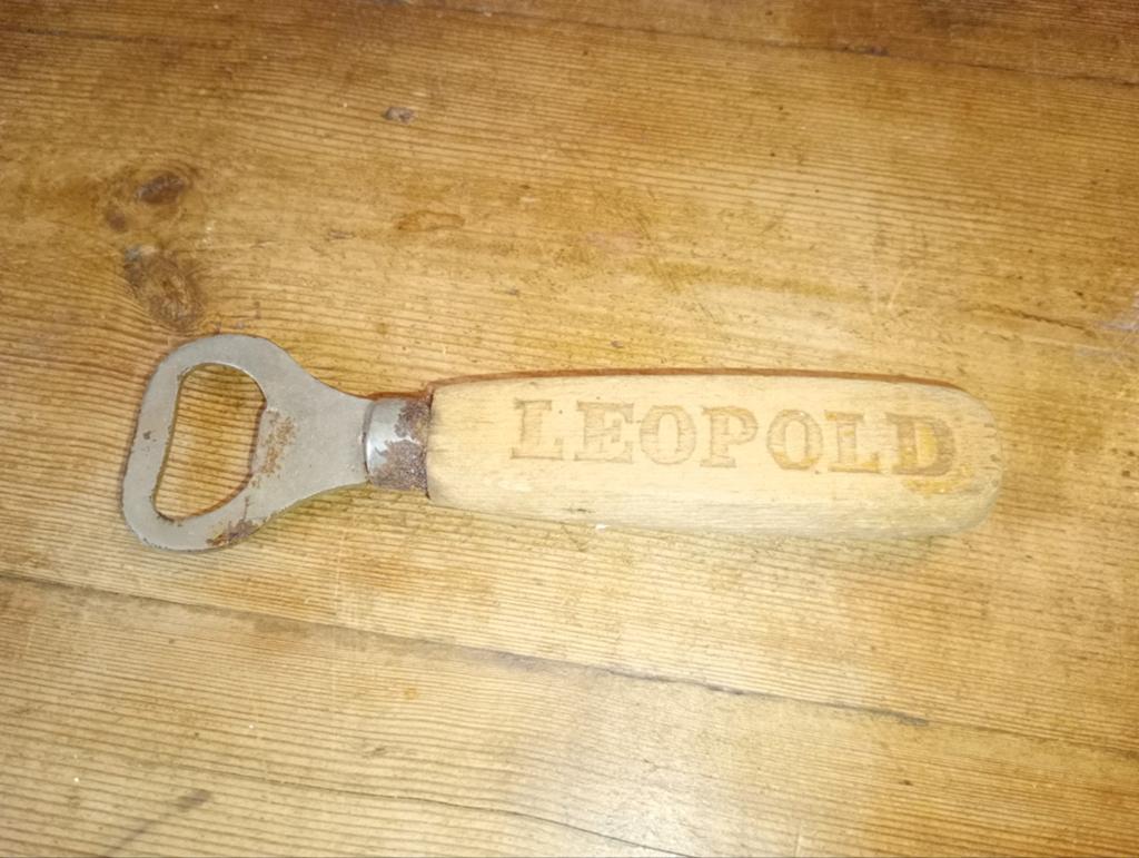 Brasserie bière ancien ouvre- bouteille Léopold, Collections, Enlèvement ou Envoi