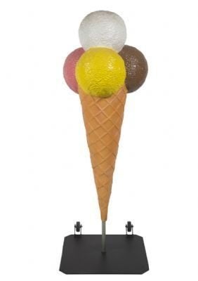 cornet de glace en polyester (170 cm) — cornet de glace, Enlèvement, Neuf