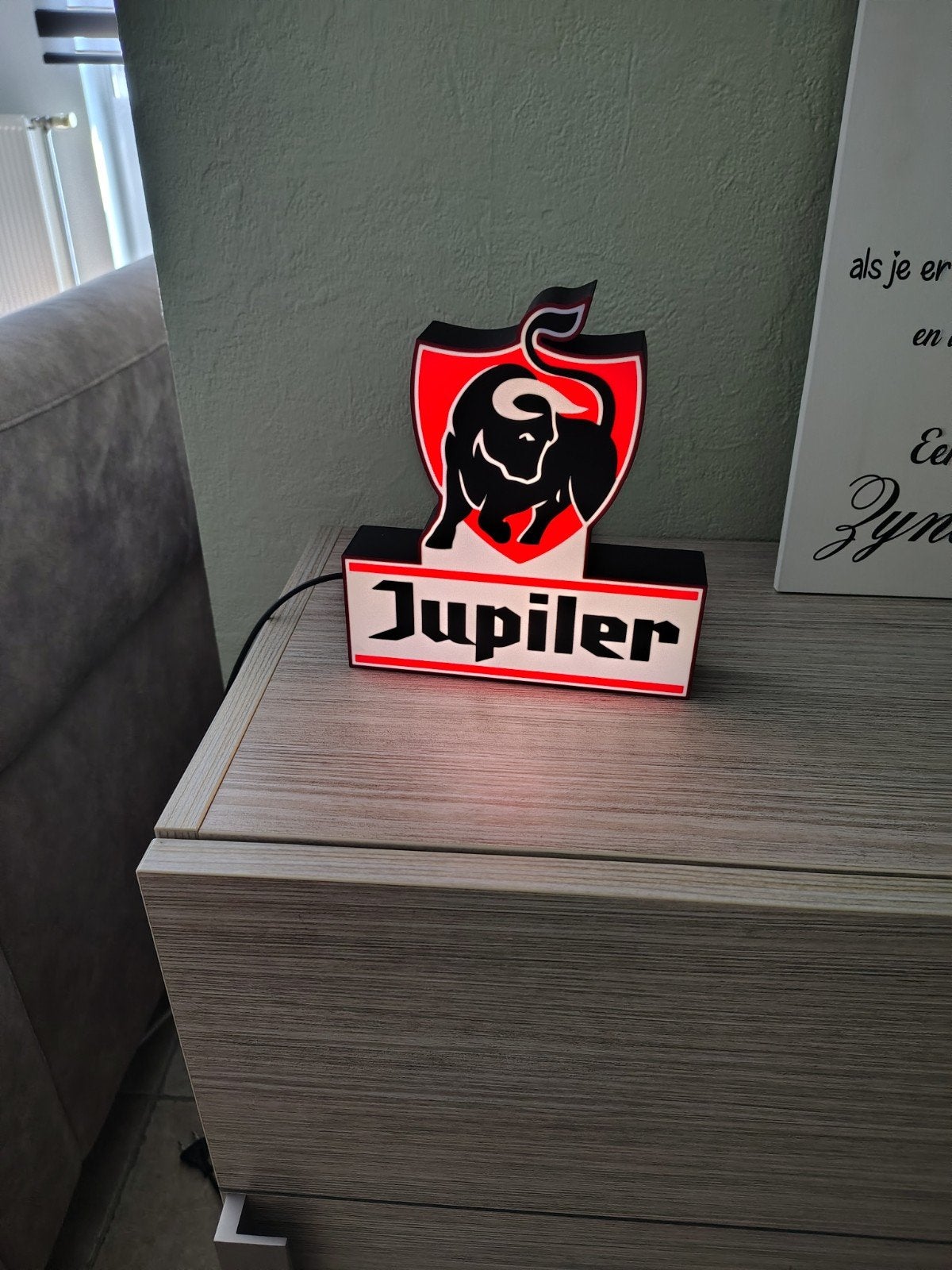 Jupiler led lamp, Enlèvement