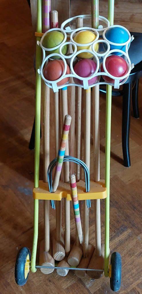 Jeu de Croquet pour 6 personnes (complet), Enfants & Bébés, Enlèvement, Utilisé, Autres types