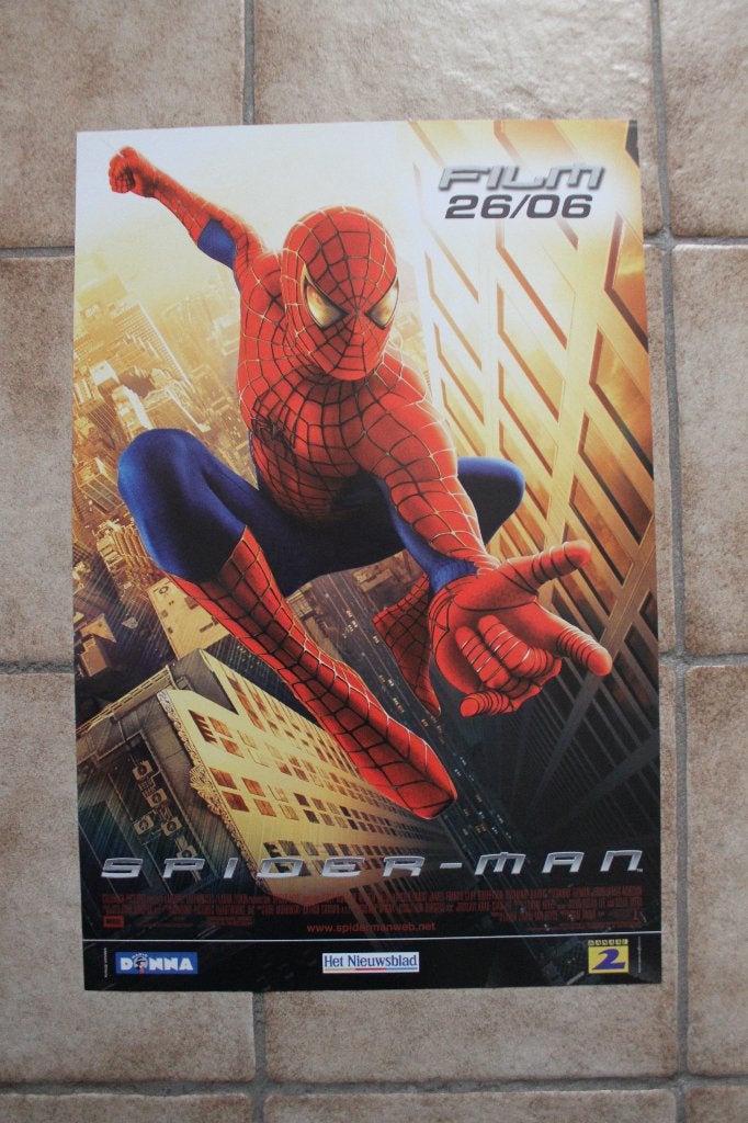 filmaffiche Spiderman 2002 Marvel Tobey Maguire filmposter, Verzamelen, Posters, Rechthoekig Staand, Ophalen of Verzenden, Zo goed als nieuw