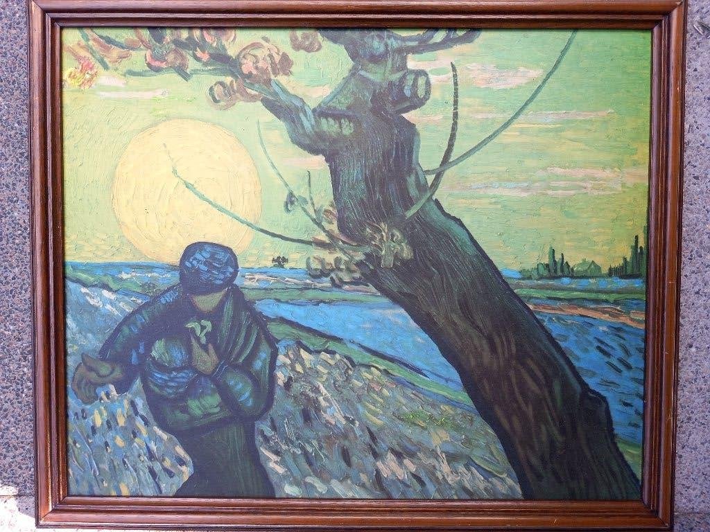 Le Semeur Vincent van Gogh, Antiquités & Art, Enlèvement ou Envoi, Encadré