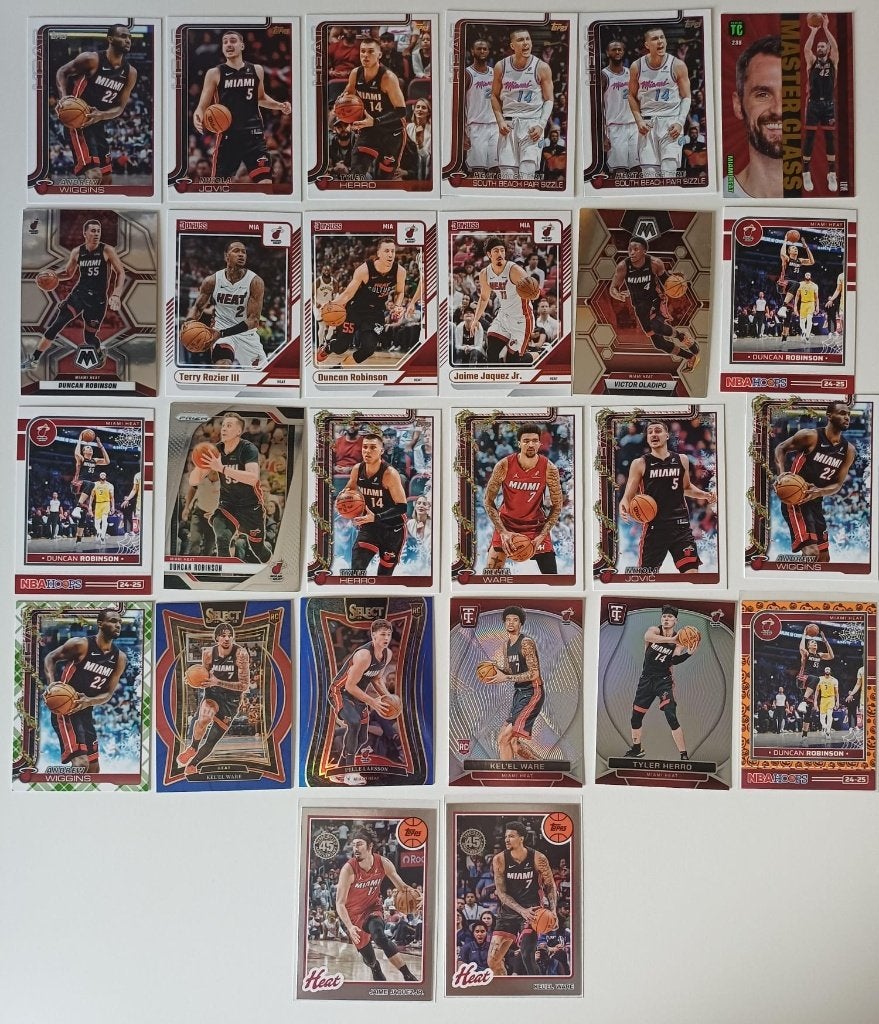 NBA cards Miami Heat, Ophalen, Nieuw, Meerdere plaatjes