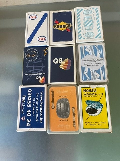 speelkaarten brandstoffen, Ophalen of Verzenden, Zo goed als nieuw, Speelkaart(en)