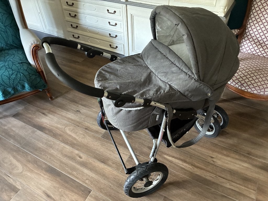 Poussette Péricles Évolution tout terrain + nacelle, buggy, Enlèvement, Comme neuf