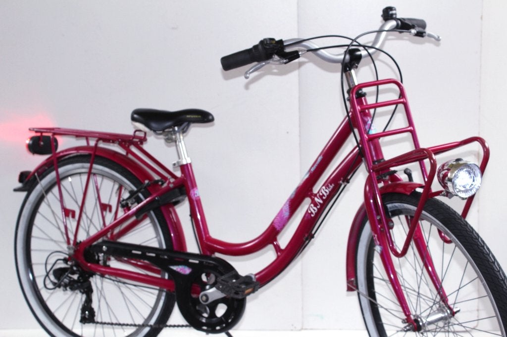 Schitterende Alu 24 inch BnB meisjesfiets - 7 speed, Frein à main, Comme neuf, Enlèvement, BNB Bike