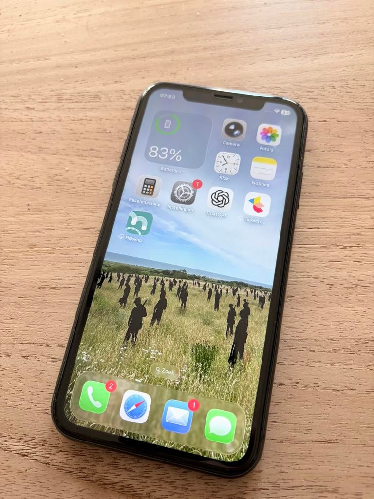Iphone 11 64gb space grey, Ophalen, Gebruikt, IPhone 11, 72 %