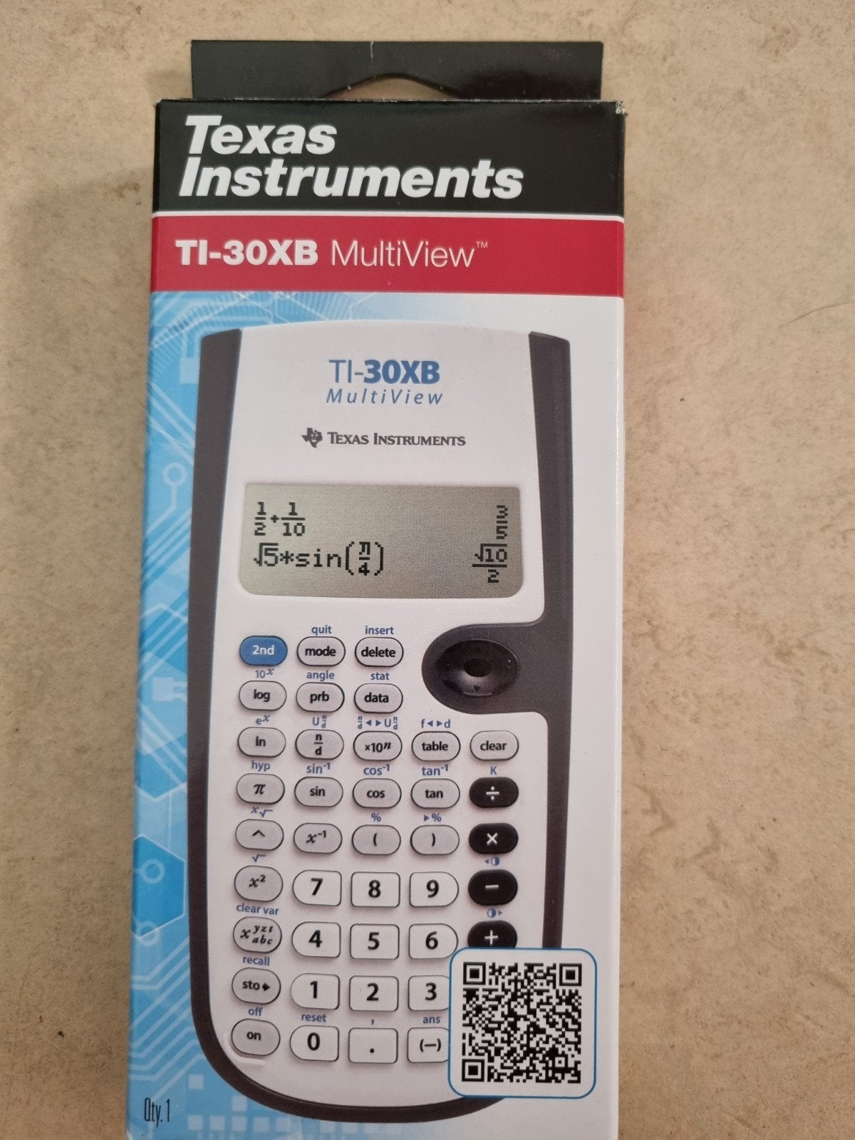 Texas instruments rekenmachine TI-30XB, Ophalen of Verzenden, Grafische rekenmachine, Nieuw