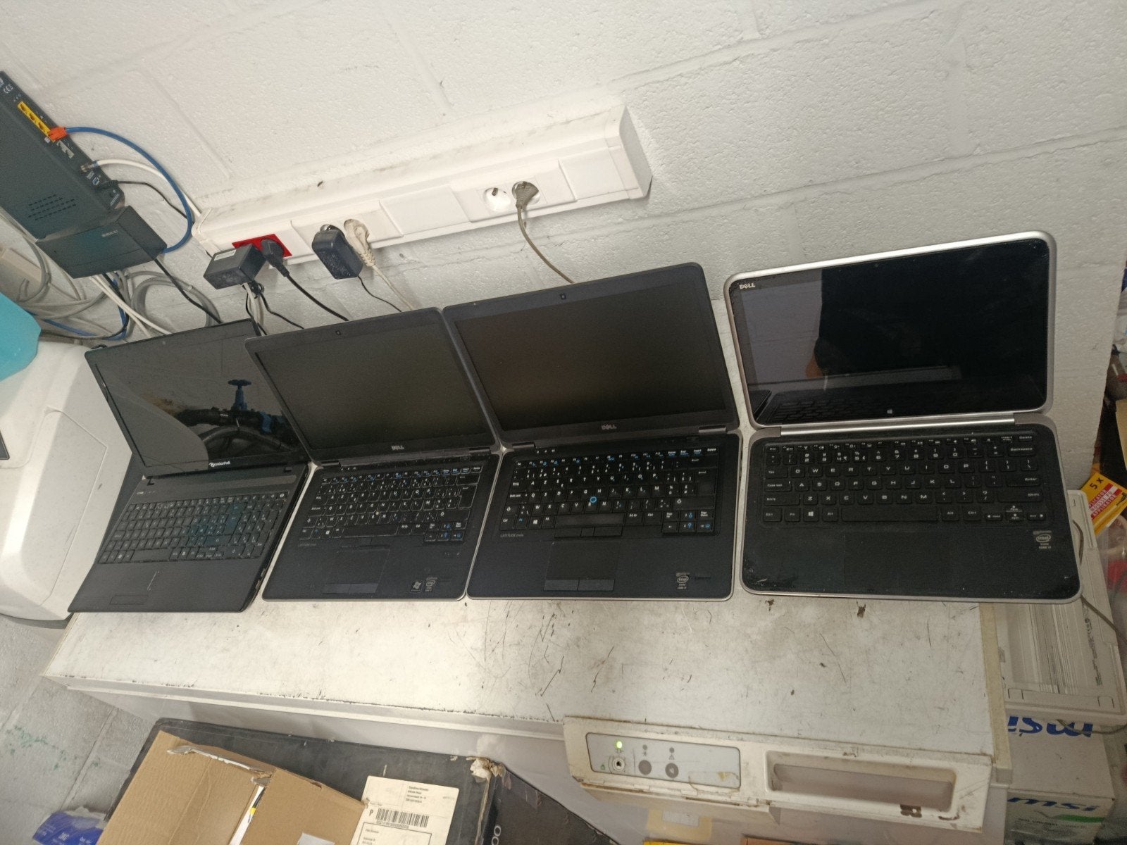 5 laptops voor onderdelen of opmaak, Ophalen, 12 inch