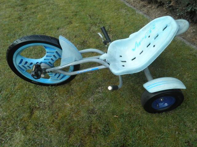 Gocart Driewieler Viper Grijs/Blauw Alles lezen Aub., Kinderen en Baby's, Ophalen, Gebruikt, Overige merken