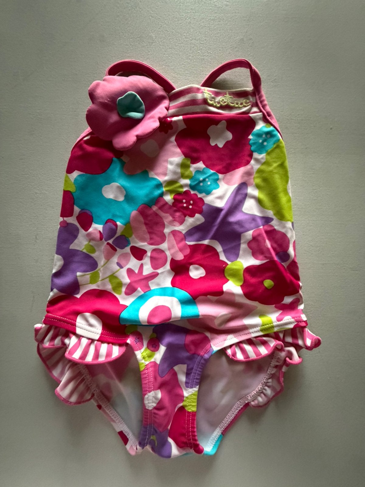 Beau maillot de bain coloré (74), Taille 74, Maillot de bain, Comme neuf, Enlèvement