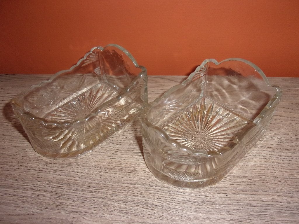 2 kleine antieke containers, Ophalen of Verzenden