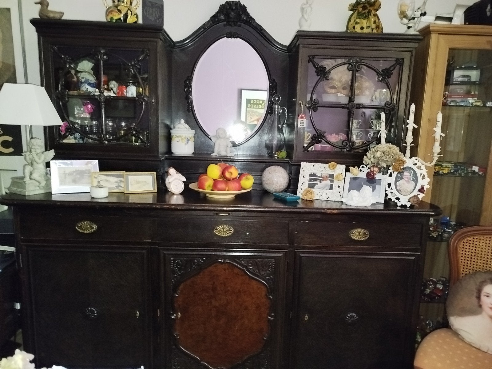 Dressoir double corps ancien, Enlèvement
