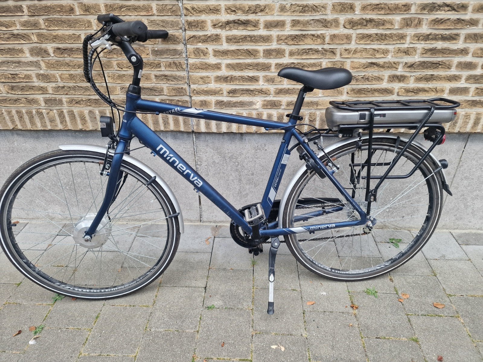 elektrische fiets minerva, Ophalen, Velgrem, Versnellingen, Zo goed als nieuw