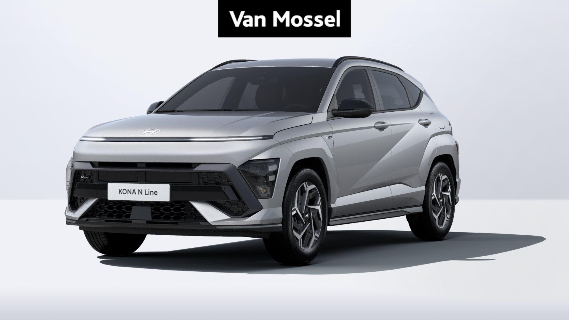 Hyundai Kona 1.6 T-GDI Feel N Line 48V 7-DCT, Stof, Zwart, 4 cilinders, 1600 cc