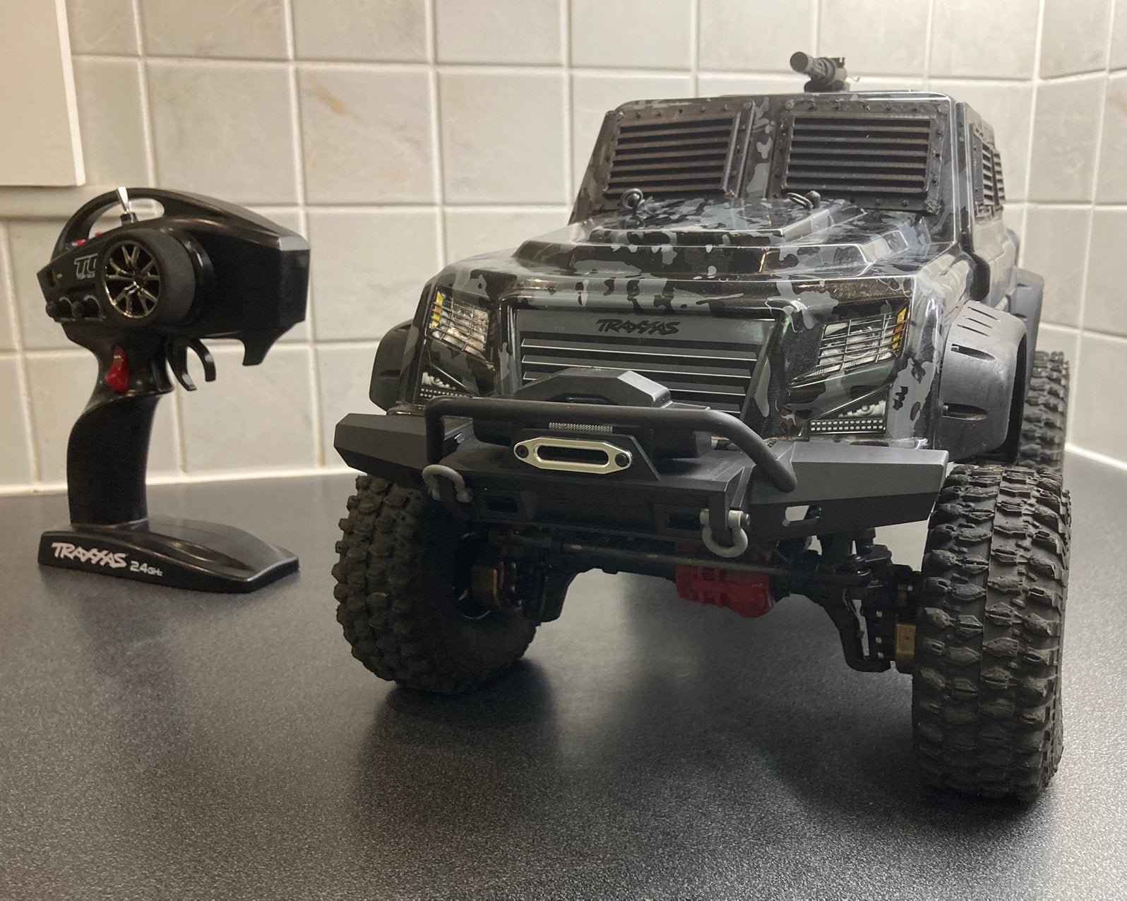 Rc 1/10 traxxas trx 4 Tactical unit crawler, Échelle 1:10, Voiture off road, Enlèvement, Utilisé