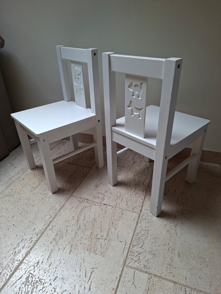 Ilea kinderstoeltjes 2x hout, Ophalen, Gebruikt, Stoel(en)