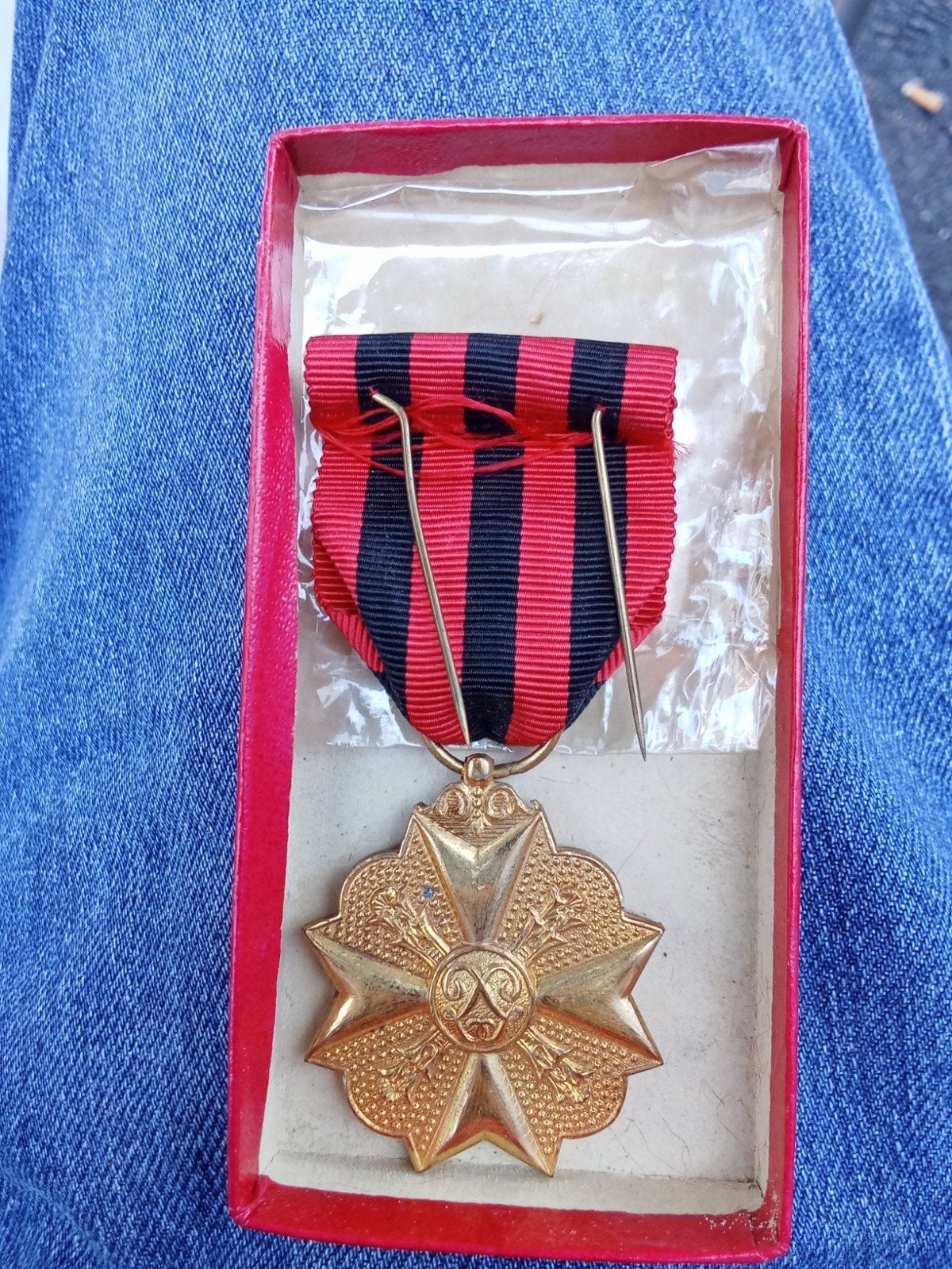 Ancienne médaille militaire Belge, Collections, Enlèvement ou Envoi