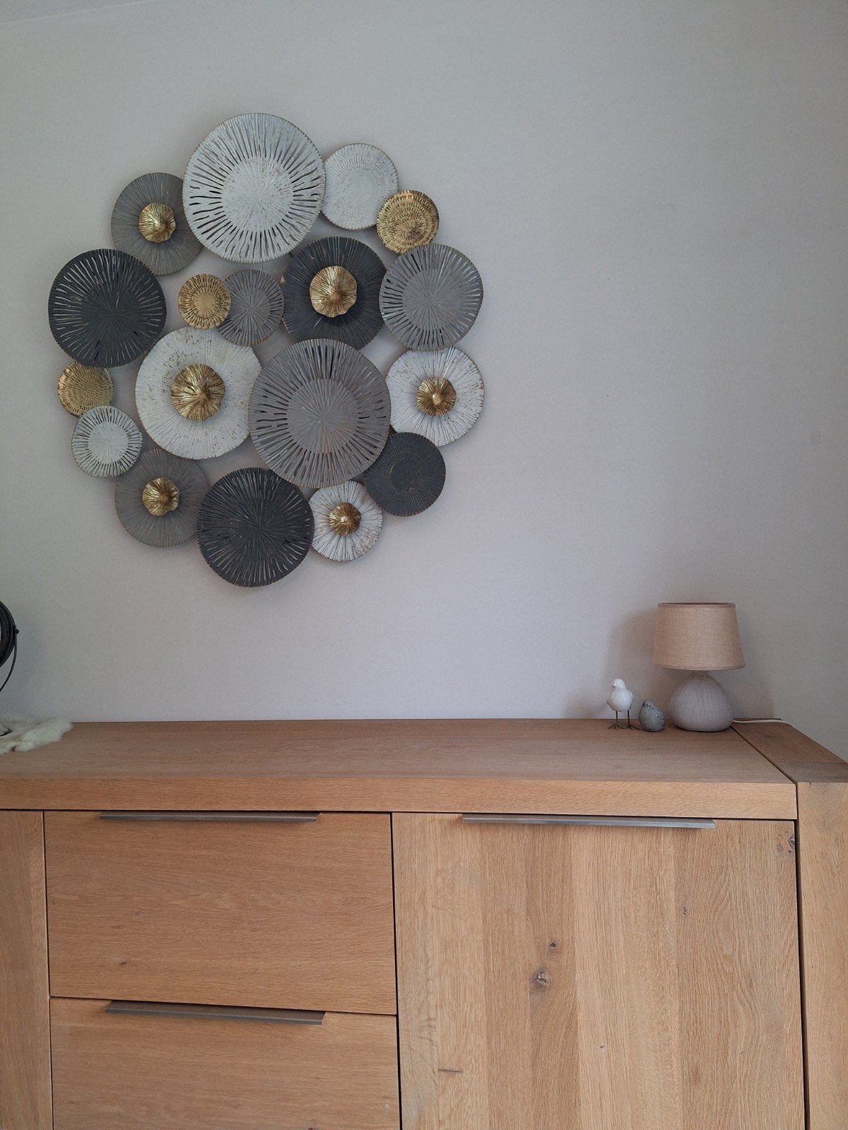 Wanddecoratie, Ophalen, Metaal, 110 cm, Decoratieobject