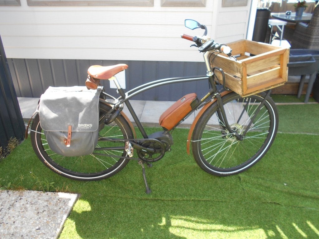 Te koop E bike heren ACHIELLE ODIEL middenm SHIMANO nieuwsta, Fietsen en Brommers, Elektrische fietsen, Zo goed als nieuw, 51 tot 55 cm