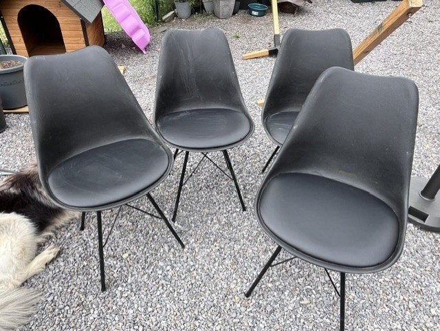 chaises, Maison & Meubles, Chaises, Enlèvement, Utilisé, Scandinave, Métal