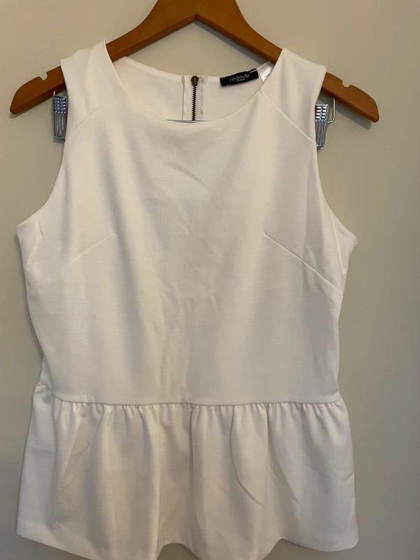 Débardeur blanc, La redoute, taille 38, Ophalen of Verzenden, Wit