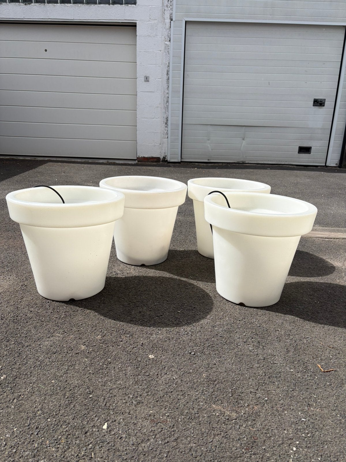 Pot à fleurs/cave à vin avec éclairage H60cm, Jardin & Terrasse, Pots de fleurs, Comme neuf, Enlèvement