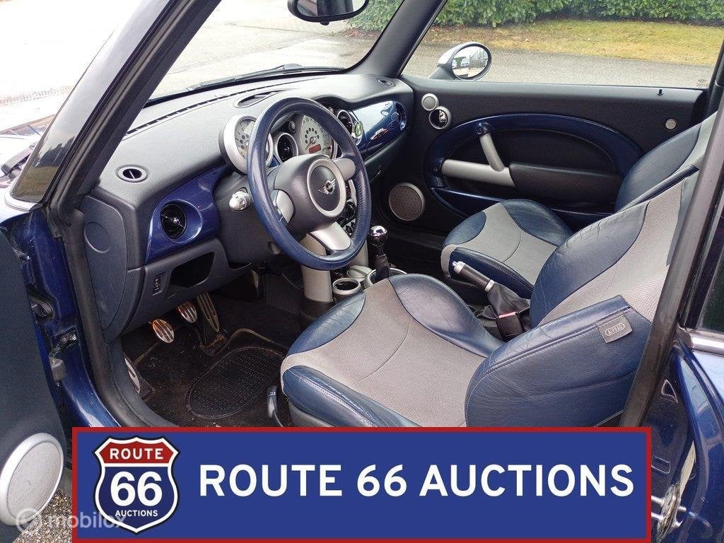 Mini Cooper S | 2006 | Route 66 Auctions, Auto's, Mini, Gebruikt, Zwart, Bedrijf, Handgeschakeld