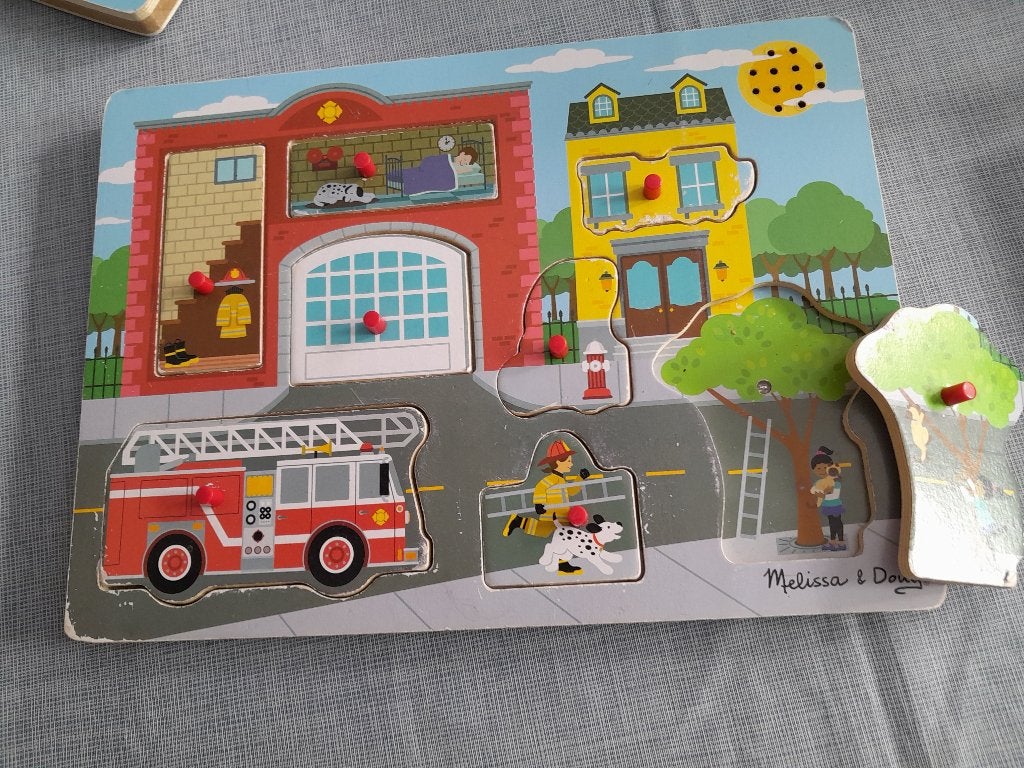 puzzels plan toys en anderen, Ophalen of Verzenden, Gebruikt