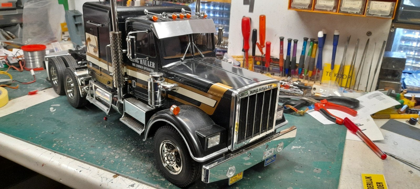 Tamiya King Hauler Black edition, Hobby en Vrije tijd, Modelbouw | Radiografisch | Auto's, Ophalen
