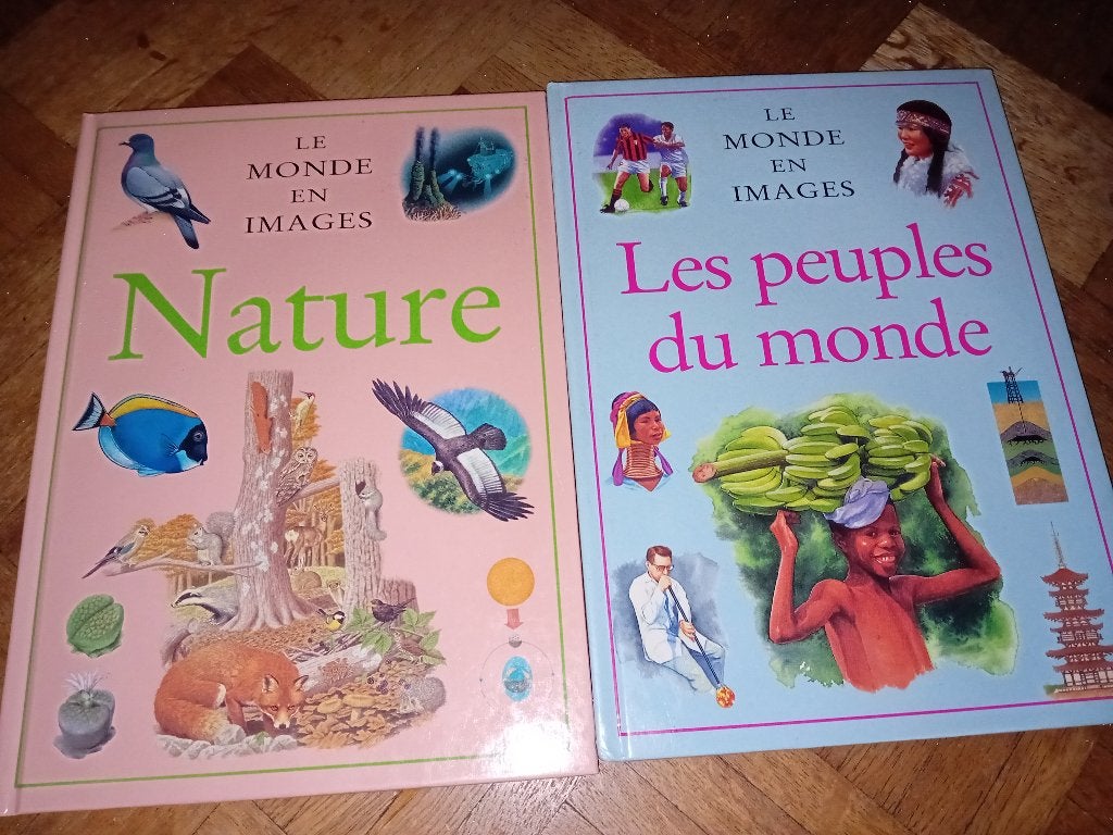 Livre le monde en images nature ,les peuples du monde, Enlèvement