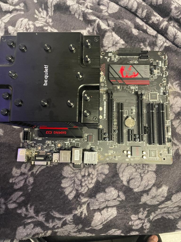 MSI B150 Gaming M3 moederbord + CPU cooler, Ophalen, LGA 1151, DDR4, Zo goed als nieuw