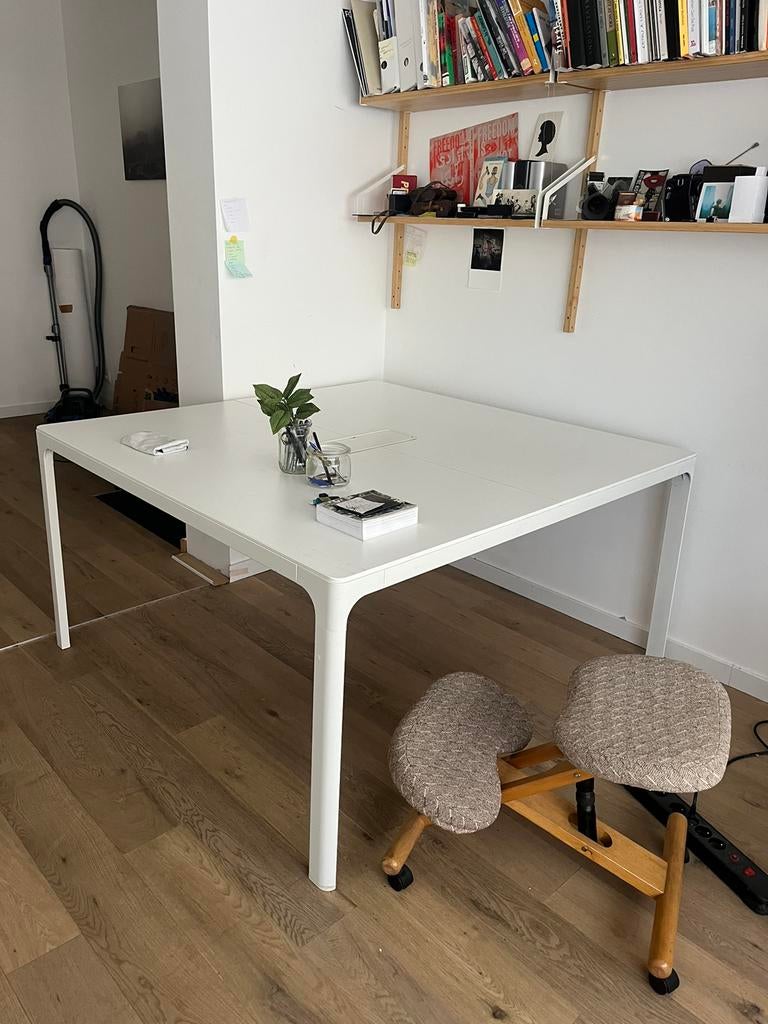 Grote vierkante computer tafel, Maison & Meubles, Bureaux, Enlèvement, Comme neuf
