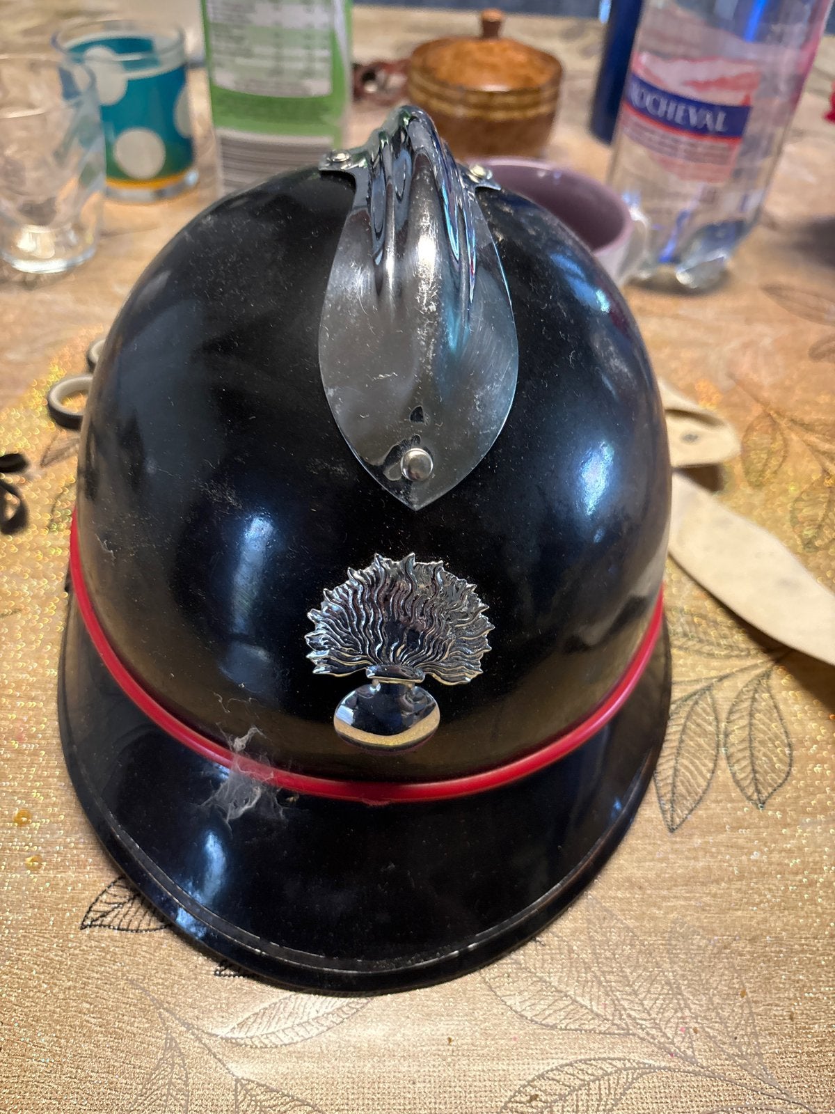 Casque de parade Gendarmerie belge+Aiguillettes de cérémonie, Enlèvement ou Envoi