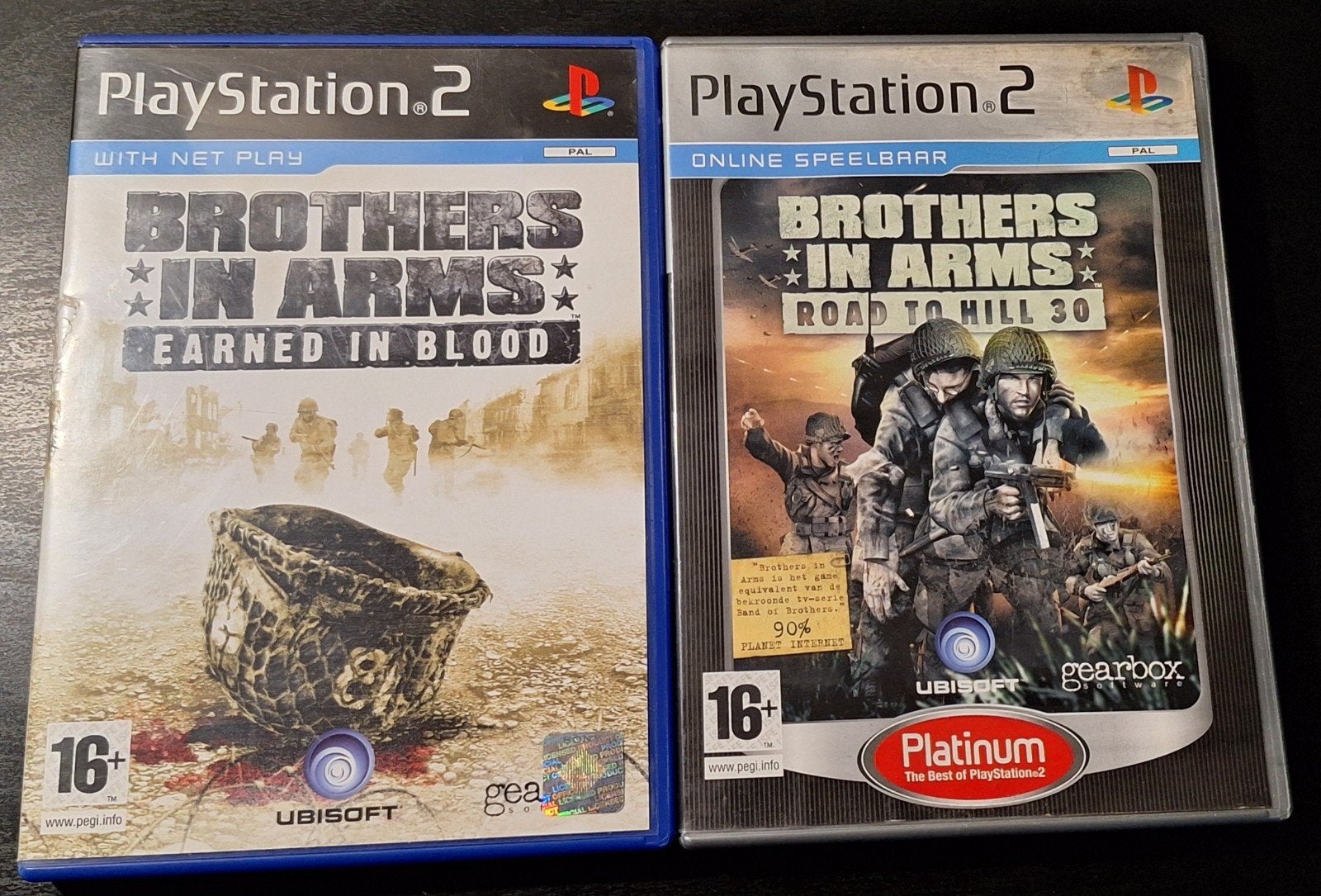 Pack combiné PS2 : Brother In Arms (2 jeux), Enlèvement ou Envoi, Utilisé, À partir de 16 ans